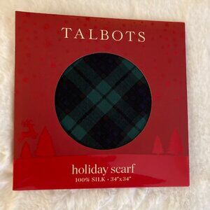 Brand New 100% Silk Plaid/Tartan Scarf